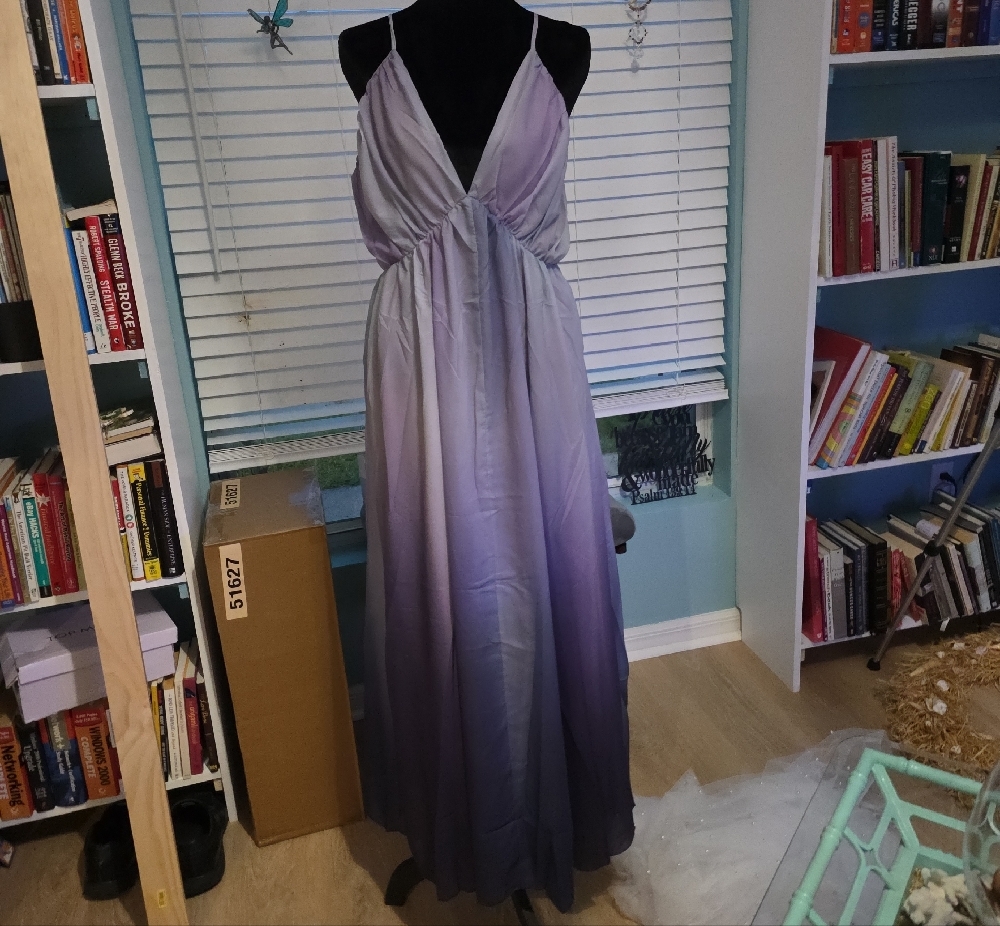 SHEIN Lavender Ombre Maxi Dress - Picture 2 of 3